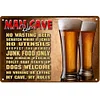 Liquor - Vintage Metal Signs - 20*30cm/30*40cm - Warning