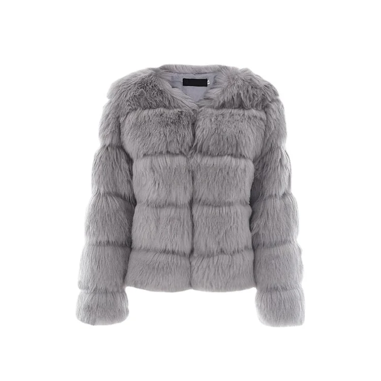 Full Length Faux Fur Coat