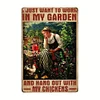 Garden Woman - Vintage Metal Signs(8*12Inch/12*16Inch) - Farm