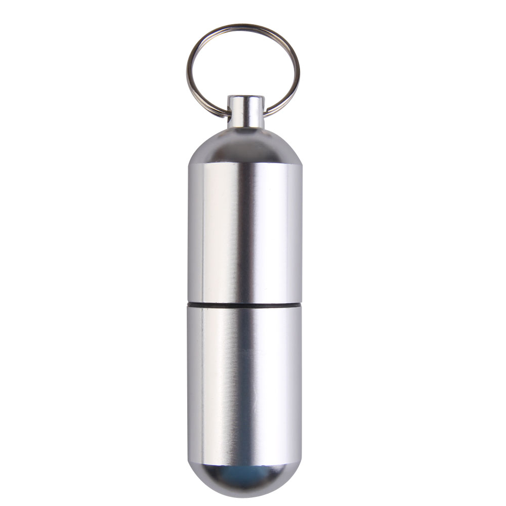 

Large Size Aluminum Alloy Waterproof Outdoor Small Gallipot Keychain Silver, 501 Original