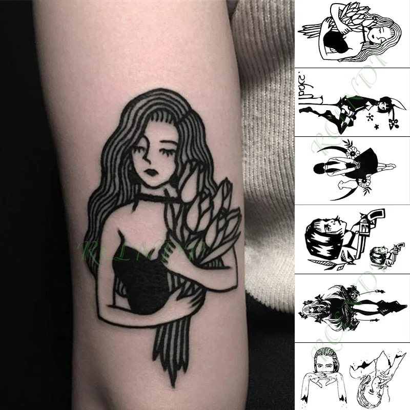 Waterproof Temporary Tattoo Sticker Love Heart Heartbeat Fake Tatto sexy clavicle Hand Arm Flash Tatoo for Kid Girl Men Women