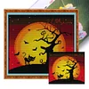 Halloween-14CT Stamped Cross Stitch 31*29cm