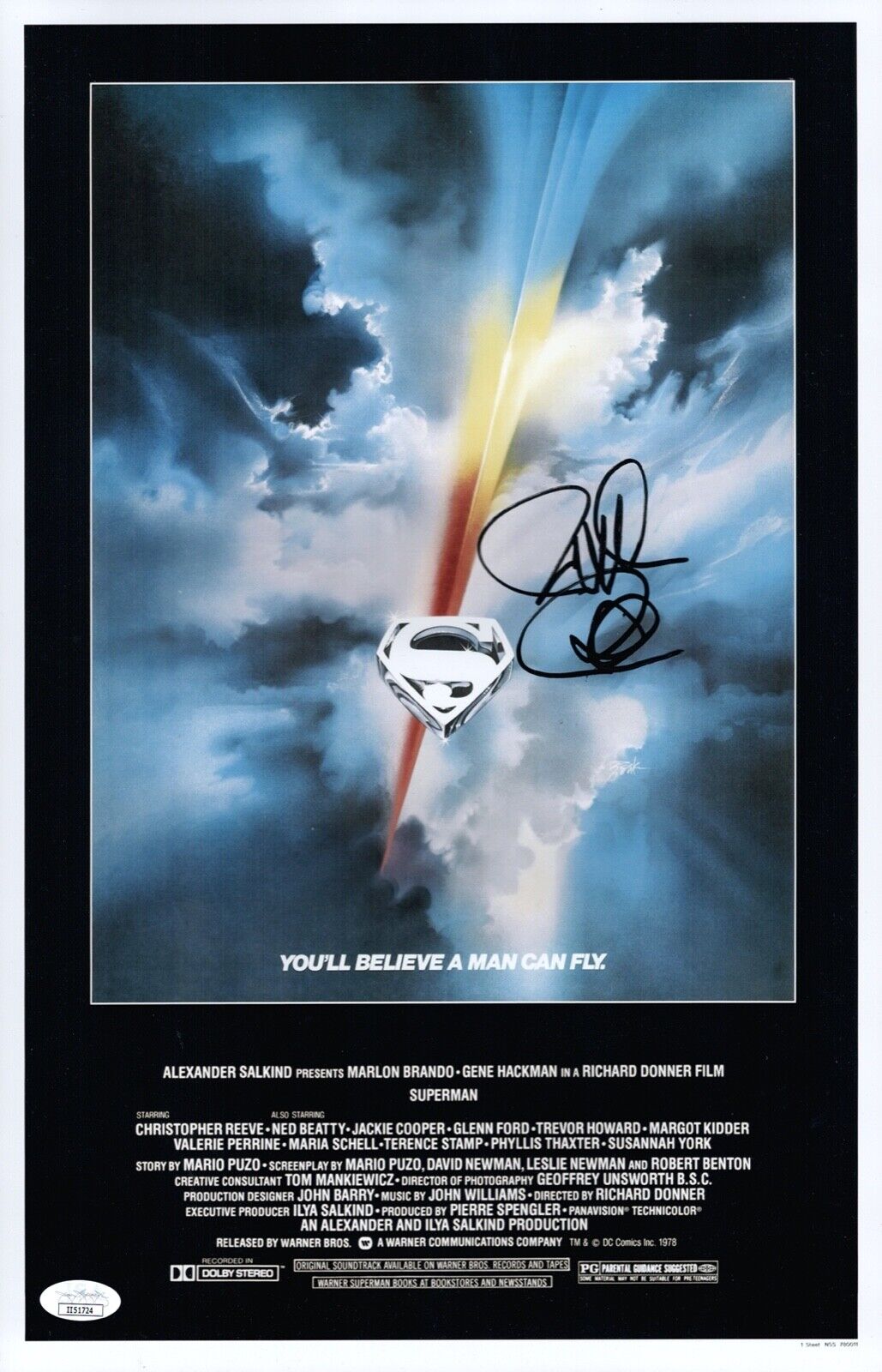 RICHARD DONNER Signed 11x17 Photo Poster painting SUPERMAN Director Autograph JSA COA Cert