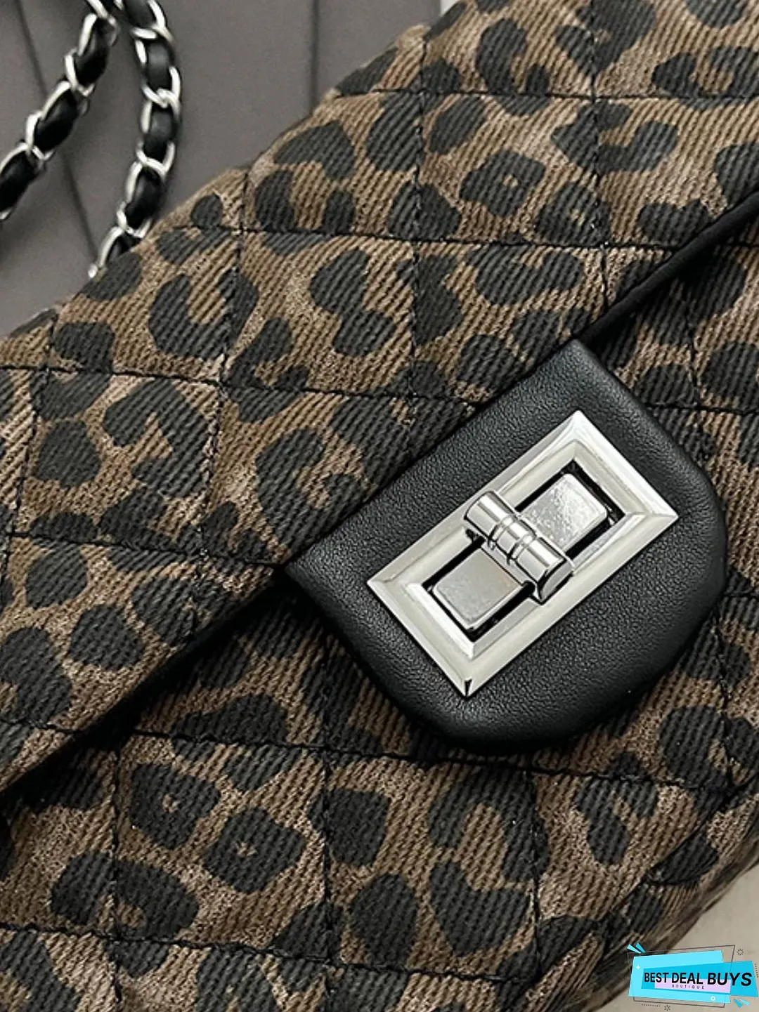 Rhombus Twist-Lock Shoulder Bag