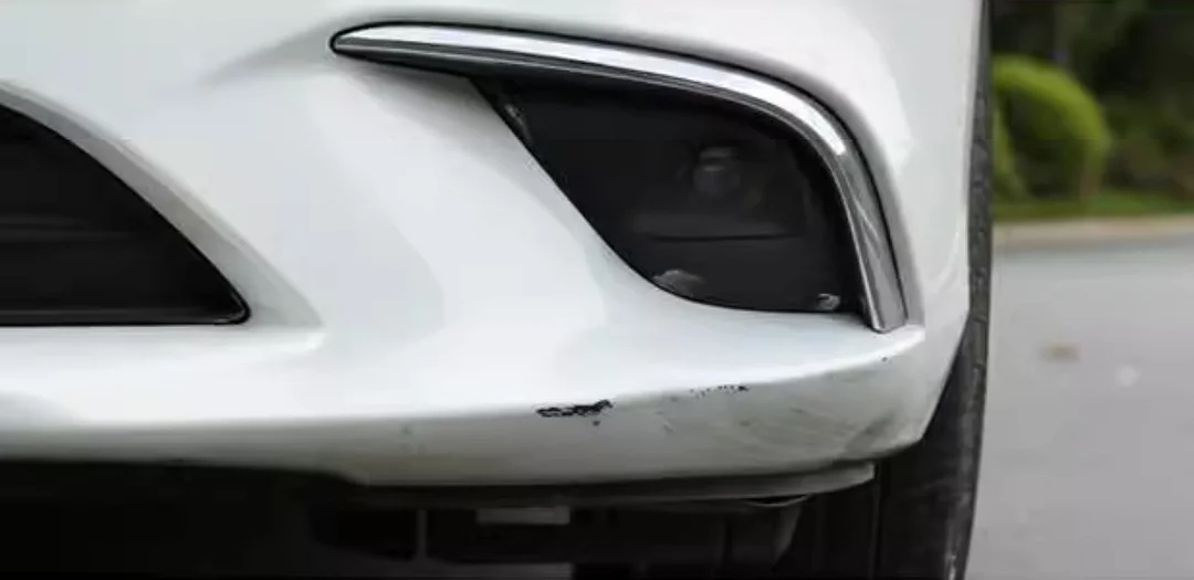 Automobile front and rear bumper anti-collision strip