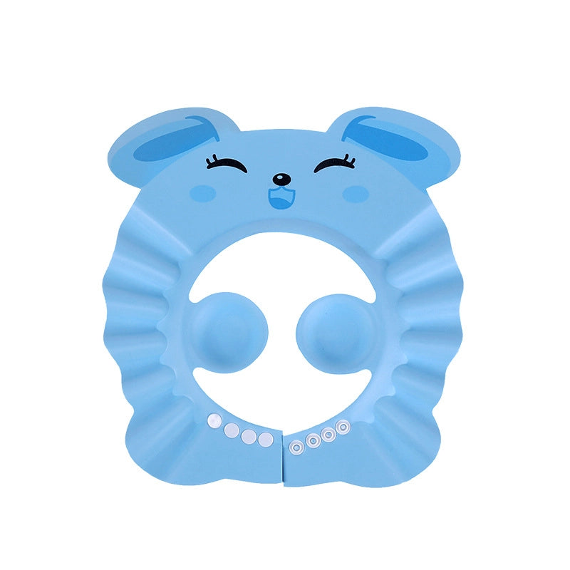 Cute Cartoon Waterproof Ear Protection Shampoo Cap Baby Accessories
