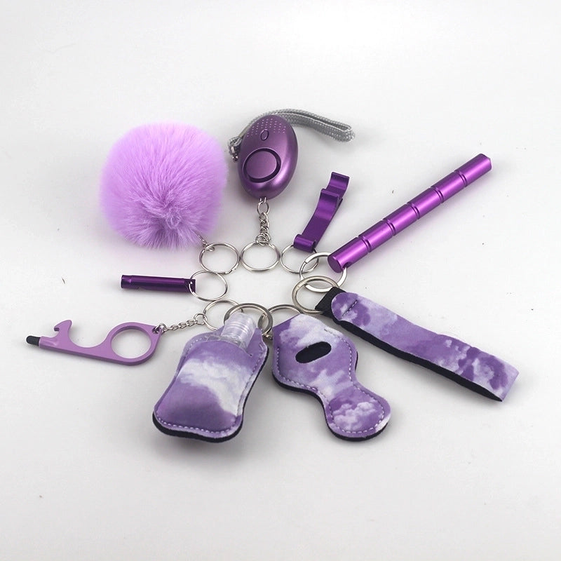 Original Design Self-defense Sunflower Self-defense Self-defense Metal Bag Pendant Self-defense Keychain