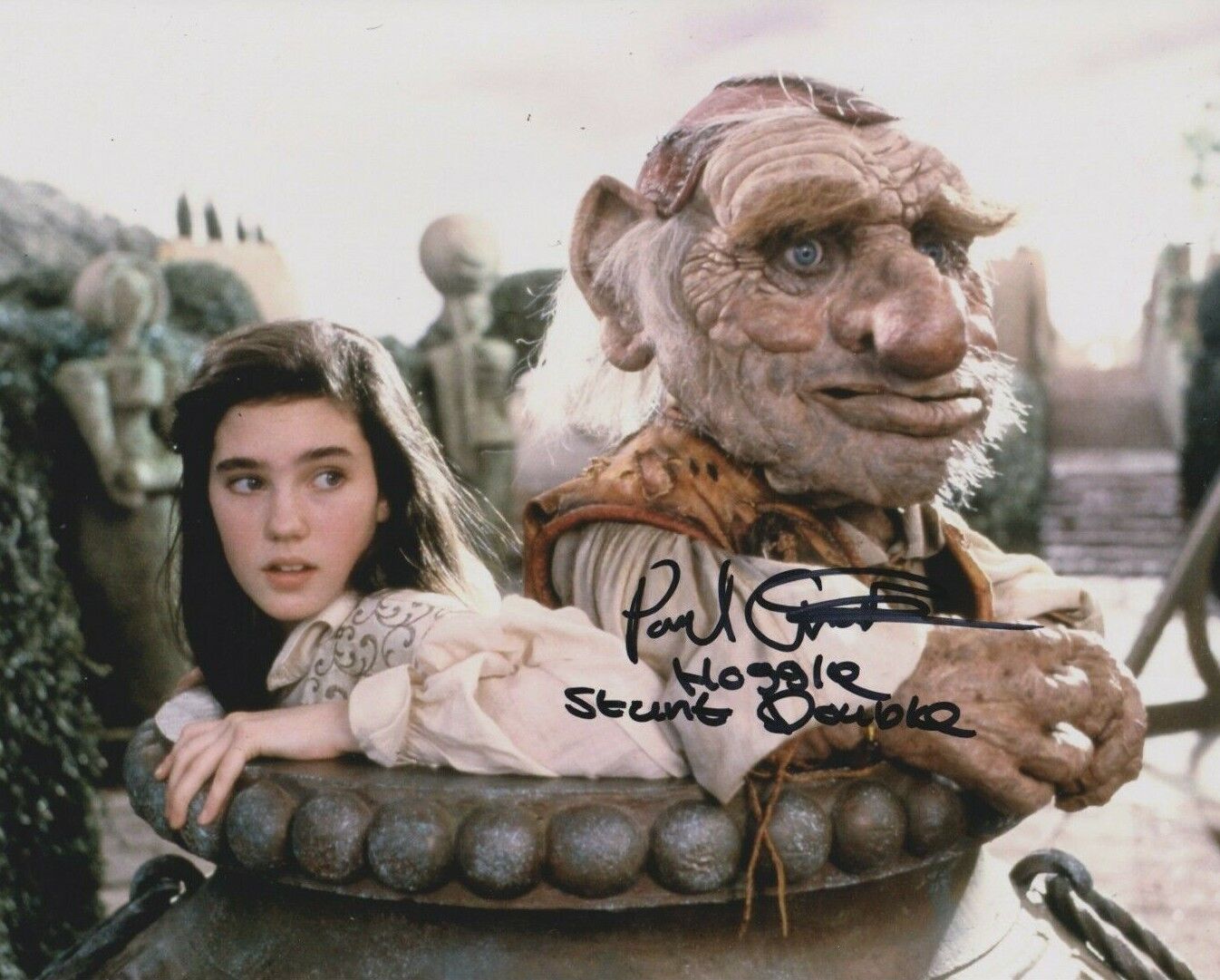 Paul Grant 10 x 8 Photo Poster painting signed in person - Labyrinth - Hoggle Stunt Double K188