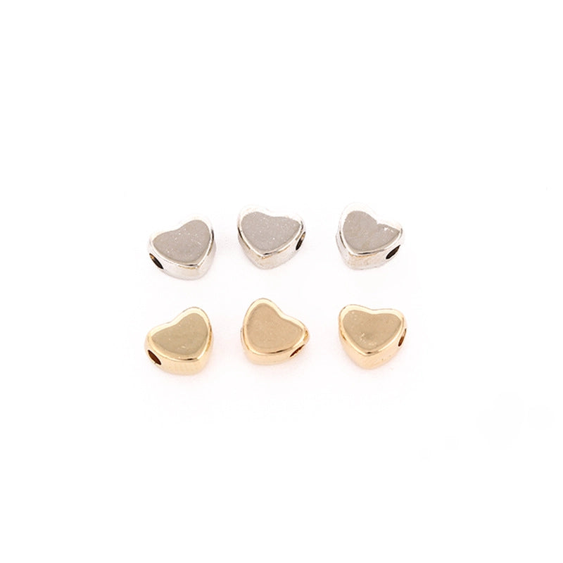 DIY Jewelry Accessories CCB Love Necklace Bracelet Beads Horizontal Hole Peach Heart Bracelet Bead Material Formulation