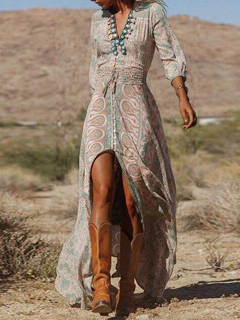 Western fringed dress