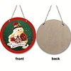 Snowman - Round Wooden Signs(12*12Inch)