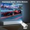 Home Theater Projector Portable 4K Outdoor Android 11 Dual Wifi6 200 ANSI Bundle