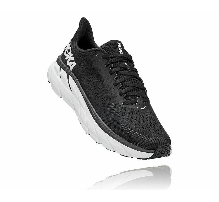 HOKA ONEONE/ CLIFTON7/ BLK×WHT/ 24.0