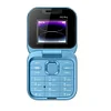  2024 New Mini Flip Mobile Phone 2 SIM Card Small Display Foldable Cell Phone