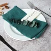 42 x 42cm Gentle Wedding Event Resturant Raw Edge Napkins
