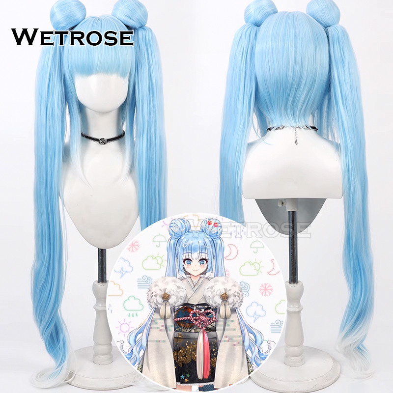 [Wetrose] In Stock Kobo Kanaeru Hololive New Year Kimono Outfit Cosplay Wig