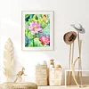 Diamond Painting-DIY Full Round Drill Lotus
