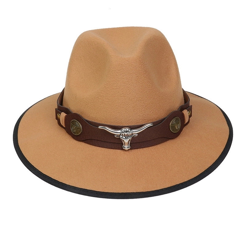 Tibetan Hat Autumn And Winter New Women’s Tibetan Cowboy Hat Men’s And Women’s Outdoor Cow Head Accessories Hat
