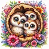 Animal - Round AB Drills Diamond Painting(45x45cm)