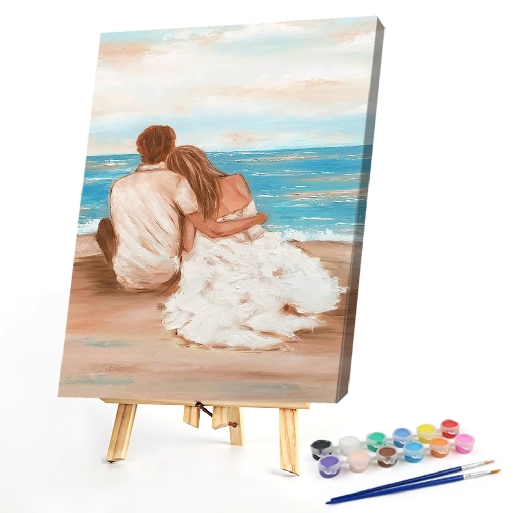 

40*50CM - Paint By Numbers - Couple, 501 Original
