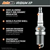 Autolite Iridium XP Automotive Replacement Spark Plugs, XP5263 (4 Pack)