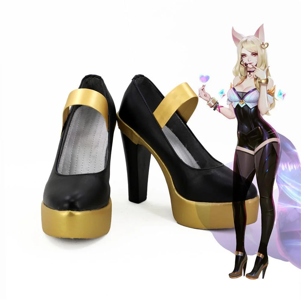 League Of Legends The Nine Tailed Fox Ahri K Da Skin Cosplay Shoes Boots