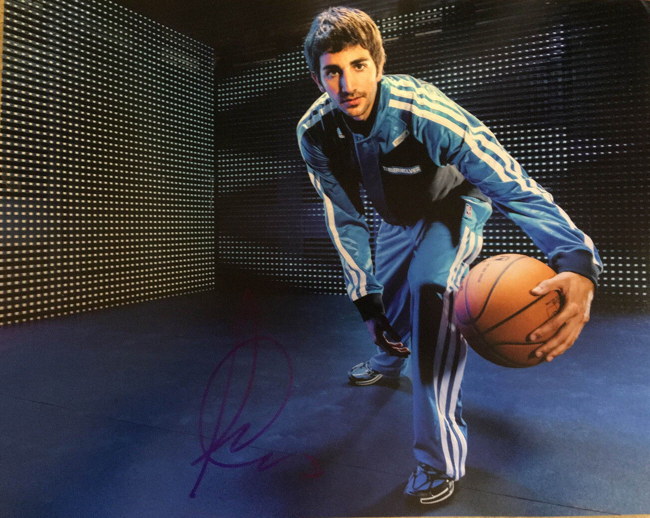 GFA Minnesota Timberwolves * RICKY RUBIO * Signed 11x14 Photo Poster painting R2 COA