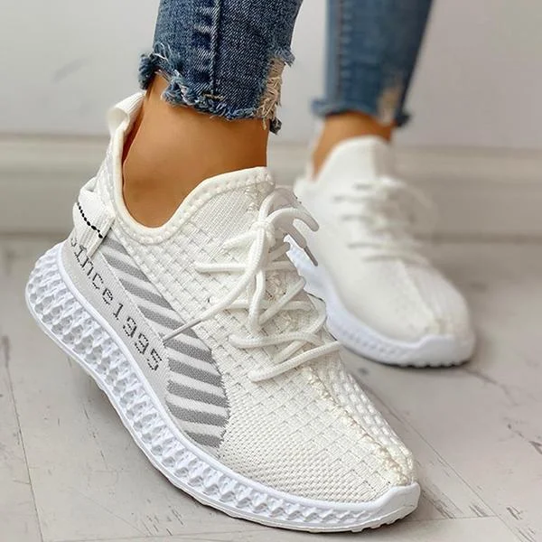 Lace-Up Breathable Casual Sneakers