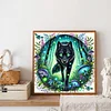 Wolf - Rundbohrer Diamant Malerei - 30 * 30cm