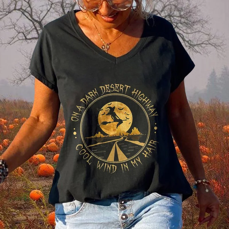 Cool Wind In My Hair Printed T-shirt