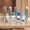 5Pcs Hex Shank Metal Grinding Drill Bits Reusable High Speed Steel Rotary Files Multi-Purpose High Speed Steel Multi-Material Carving Tool for Soft Metal Stone Carving