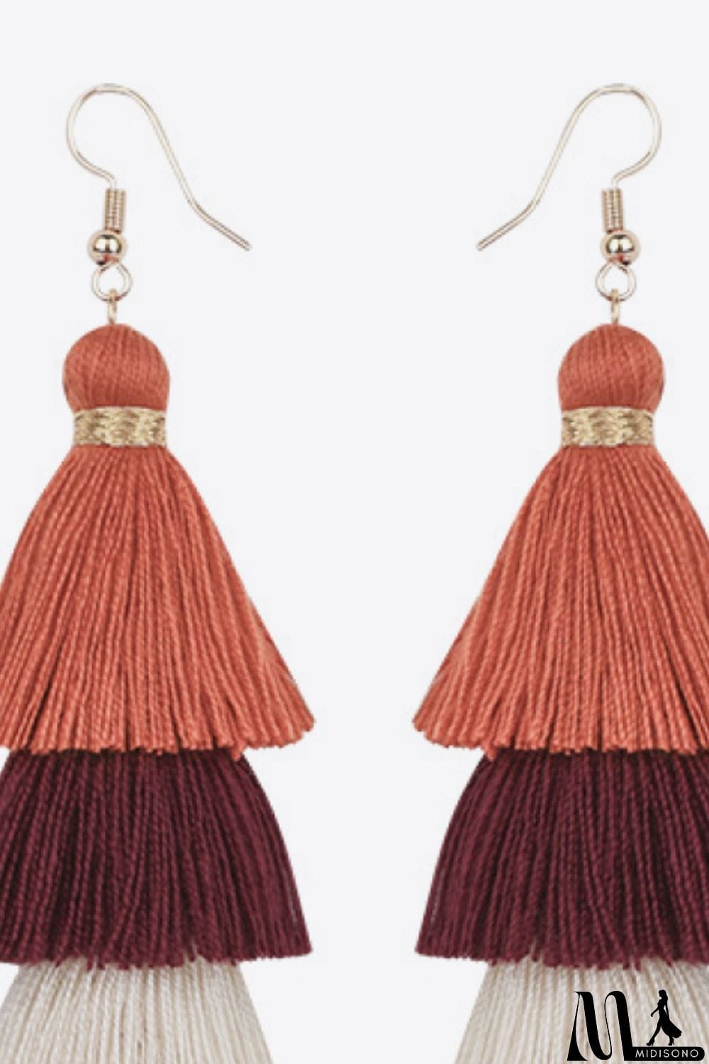 MidiSono - Layered Tassel Earrings