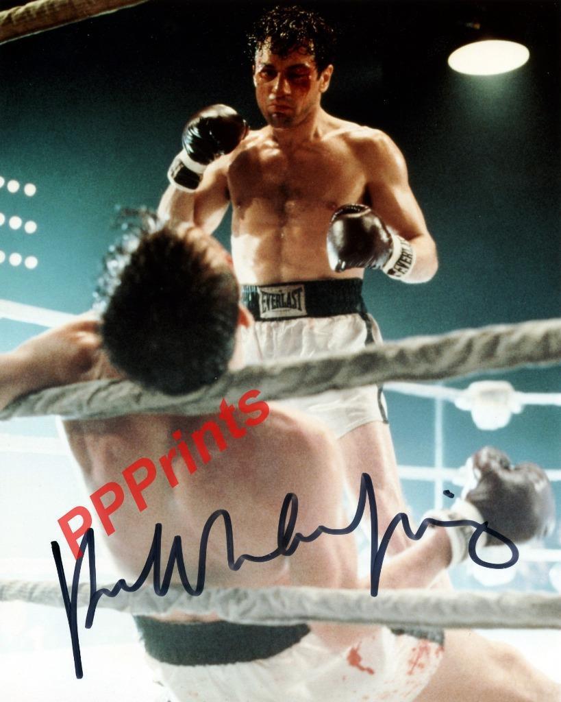 ROBERT DE NIRO Raging Bull SIGNED AUTOGRAPHED 10X8 SIGNED REPRO Photo Poster painting PRINT n2