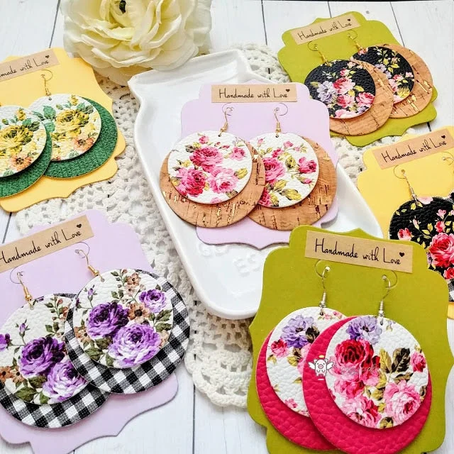 Piggy Craft metal cutting dies cut die mold Various earring tags Scrapbook paper craft knife mould blade punch stencils dies