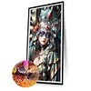 (40*75cm)Girl - Full Round Drill Diamond Painting