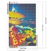 (40*60cm)Seaside - Full Round Drill Diamond Painting