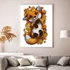 Fox In Autumn-14CT Stamped Cross Stitch 38*47cm/14.96*18.5in(Brand)