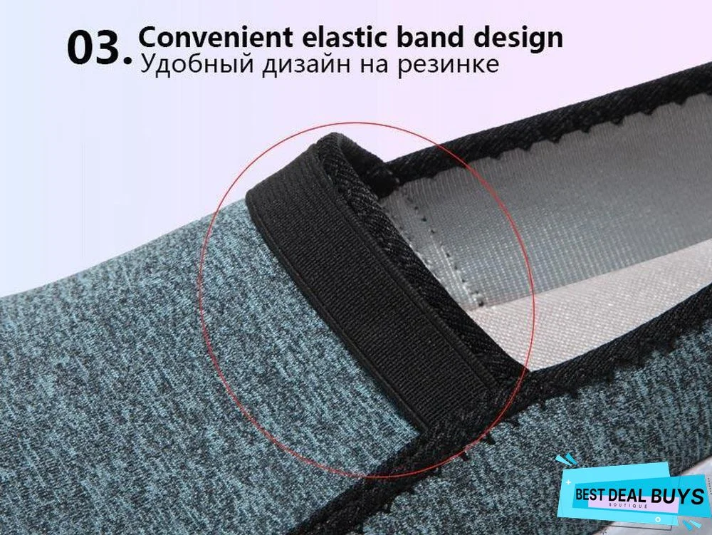 Women Slip On Loafers Plus Size Breathable Mesh Ballet Sneakers Flat Shoes