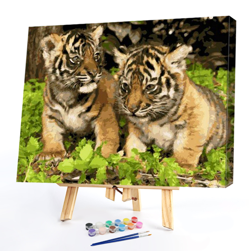 

50*40CM - Paint By Numbers - Tiger, 501 Original