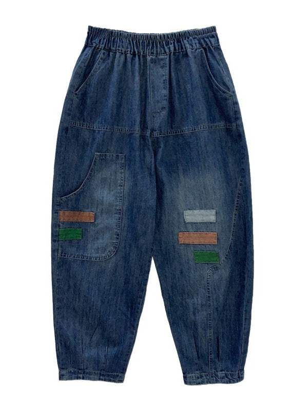 Women Half Sleeve V-neck Solid Color Dress