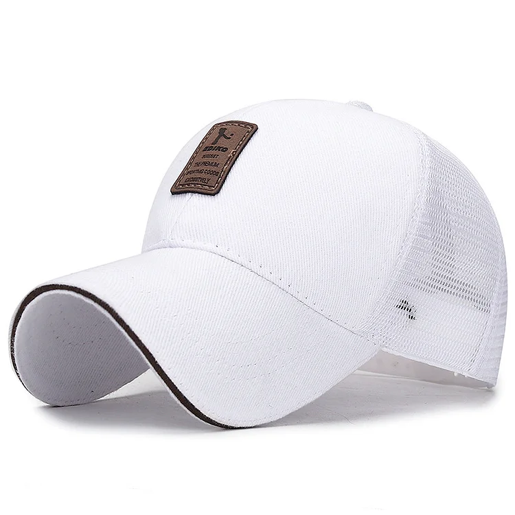 Summer Baseball Cap Mesh Cap Men Women Bone Snapback Trucker Cap Solid Dad Hat Casquette Homme