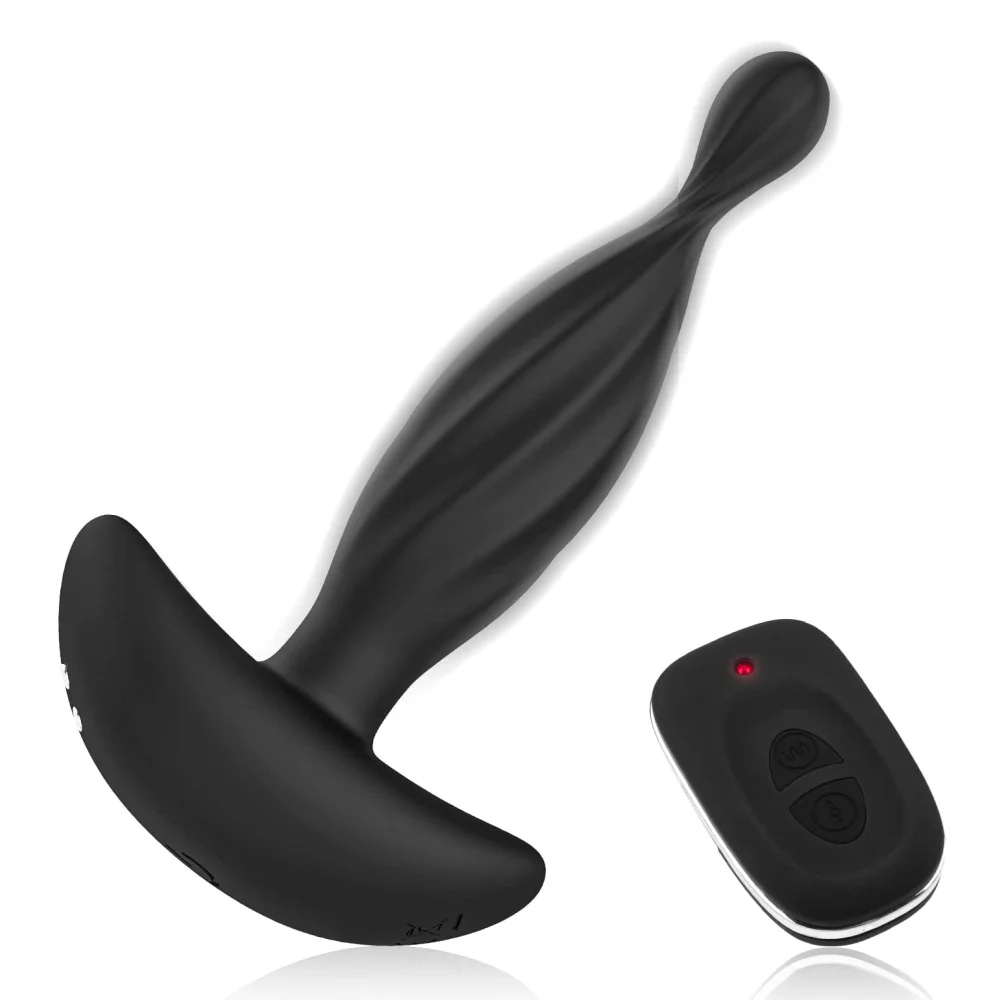 Anal Plug Vibration Masturbator Vestibular Prostate Massage - Rose Toy