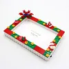 Chirstmas DIY Building Block Photo Frame Kit,Creative Handmade Assembled Photo Frame Handmade Craft Gift Home Tabletop Display Decor