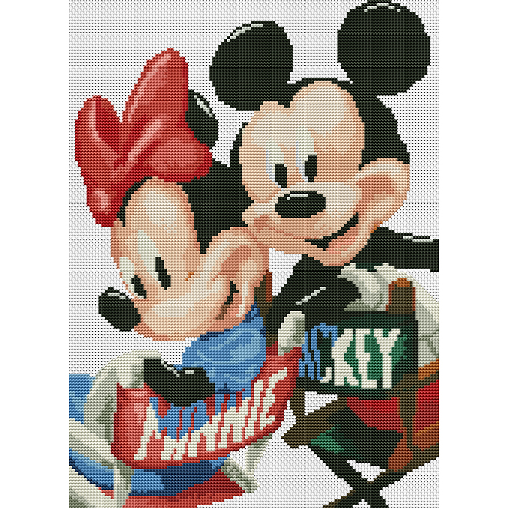 

Cartoon - 11CT Stamped Cross Stitch - 45*35CM, 501 Original