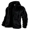 Men's Double-Sided Fleece Thick Hooded Jacket Cardigan Hoodie by Inlyline