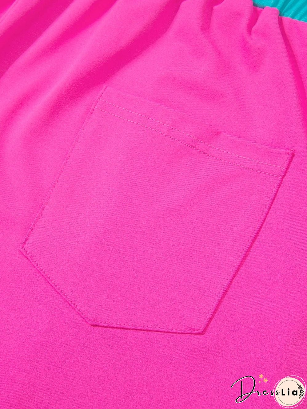 Colorful and Comfortable Two-Piece Set