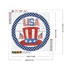 5D DIY Full Round Drill Diamond Painting Independence Day Kit Home Decor(NH3447)