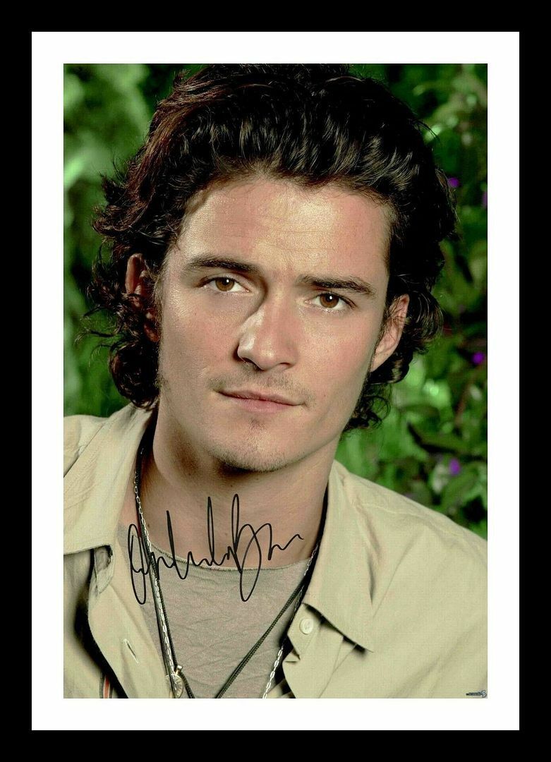 Orlando Bloom Autograph Signed & Framed Photo Poster painting