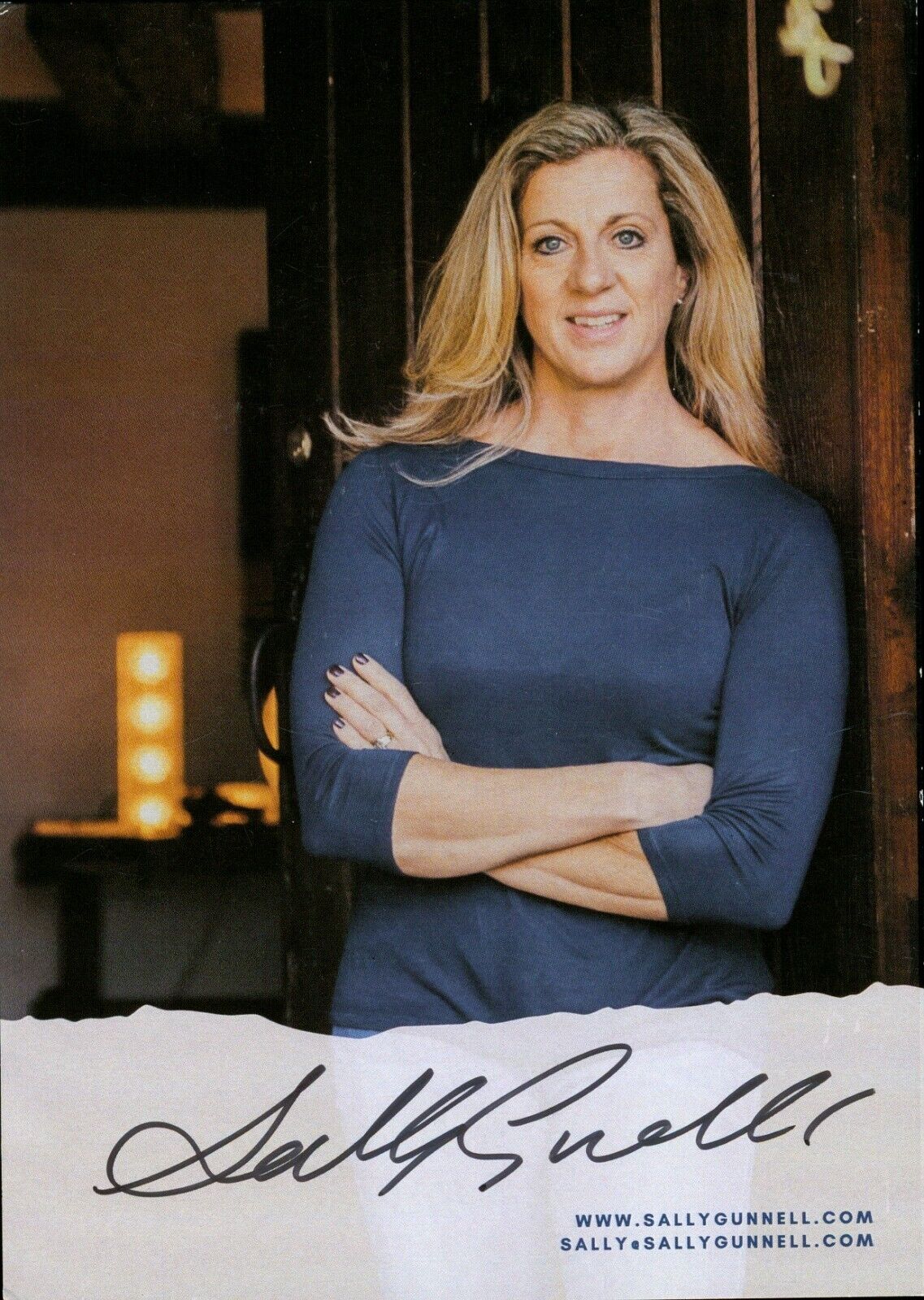 Sally Gunnell Signed 6x4 Photo Poster painting Card Olympic 400m Hurdles Track Autograph + COA