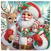 Diamond Painting-DIY Crystal Rhinestone Santa Claus